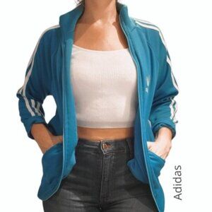 Vintage 90's ADIDAS Zip Up Sweater Track Jacket